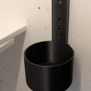 schwarzer Halter für Pressluftflaschen